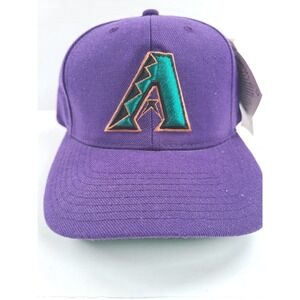 American Needle Arizona Diamondbacks Snapback Hat Mens Purple Underbrim MLB